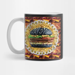 floral hamburger Mug